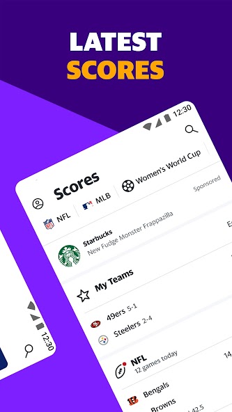 Yahoo Sports: Scores & News 10.9.1 APK + Mod (Unlimited money) untuk android