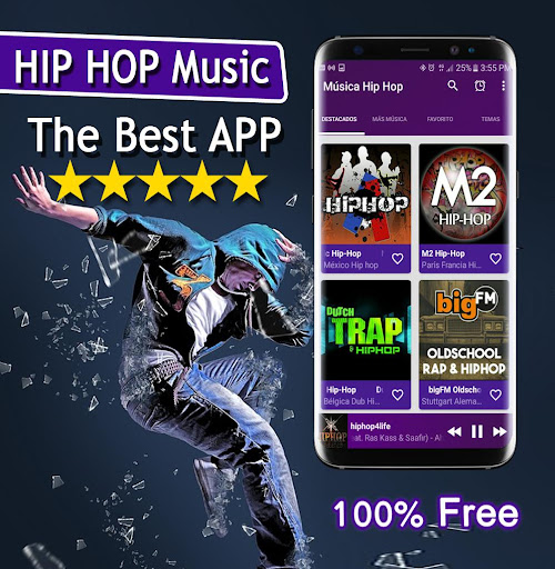 Android application Hip Hop Music screenshort
