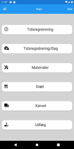 Android application Uni-Soft Time screenshort