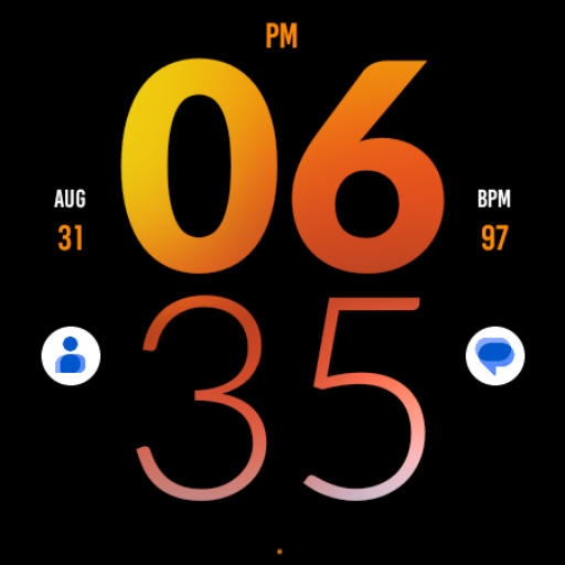 Great Orange Watch Face Logo