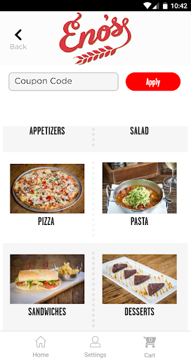 Screenshot of Eno’s Pizza Tavern