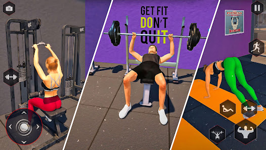 Gym Simulator 3D: Fitness Game 1.0 APK + Mod (Remove ads / Mod speed) for Android