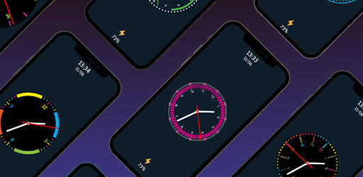 Analog Live Neon Clock