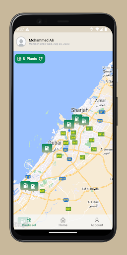 Android application Lootah Biofuels screenshort