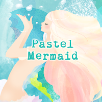 Обои и иконки Pastel Mermaid