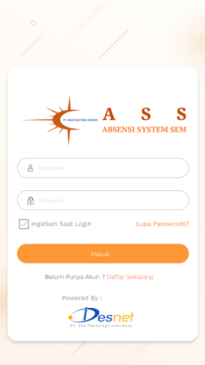SEM Reporting Application Screen 2