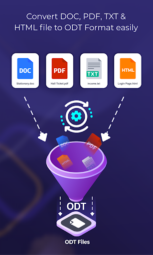 Android application ODT Converter & Viewer screenshort