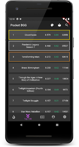 Pocket BGG Screen 2