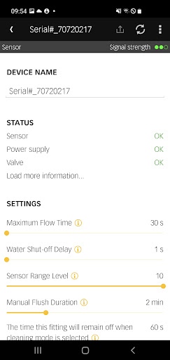 KEUCO Sensor Screen 2