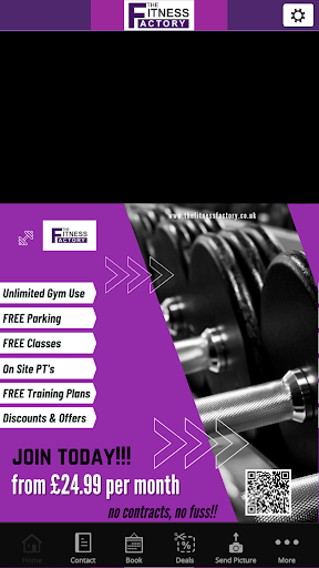Android application The Fitness Factory screenshort