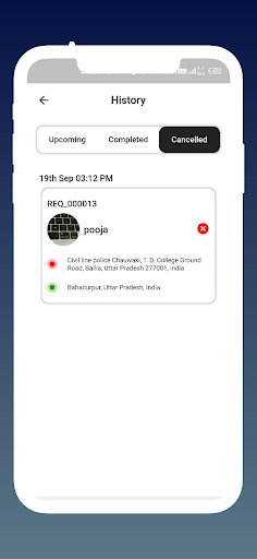 Android application Cabzoo Driver App screenshort