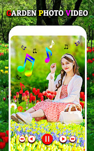 Garden photo video maker songs 1.5 APK + Mod (Unlimited money) for Android
