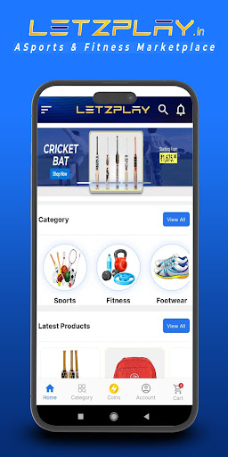 Android application LetzPlay Online Shopping App screenshort