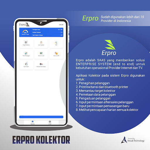Android application Erpro screenshort
