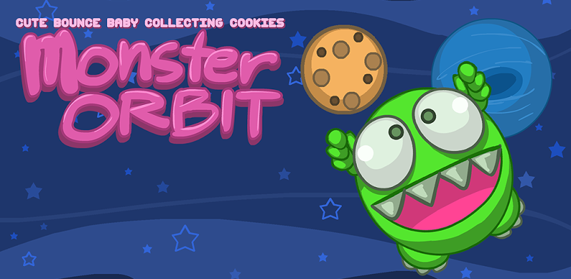 Monster Orbit Loves Cookies: Space Ping Pong Game