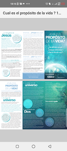 Android application Cual es el propósito dela vida screenshort