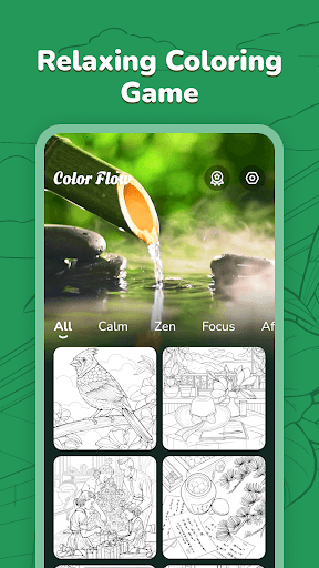 Android application Color Flow - Color by Number screenshort