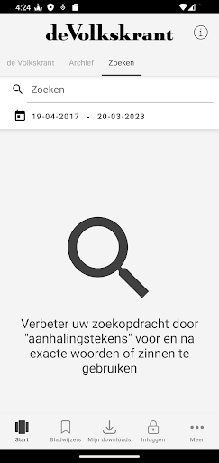 de Volkskrant Krant Screen 3