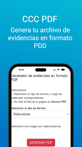 Android application PDF CCC de Colombia screenshort
