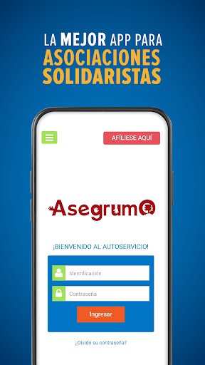 Android application ASEGRUMO screenshort
