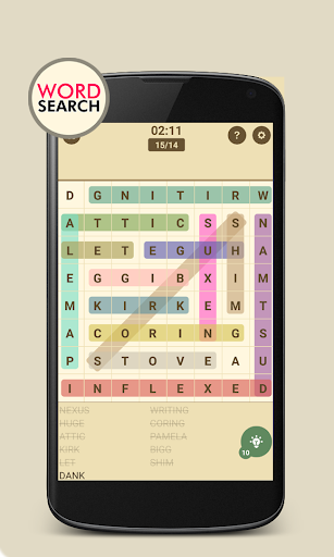 Android application Latest Word Search Puzzle screenshort