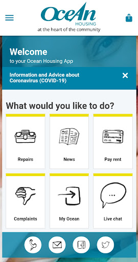 Android application Ocean HA screenshort