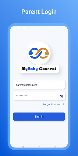 Android application MBC - Parent screenshort
