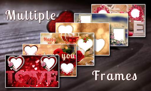 Android application Romantic Dual Photo Frames HD screenshort