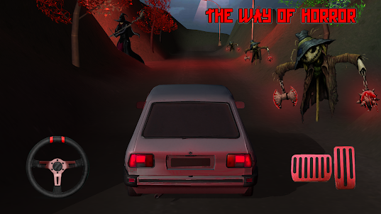 Spooky Car Driving: 3D Zombies