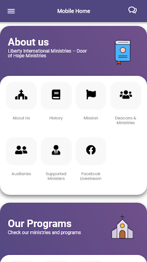 Android application Liberty Int Ministries screenshort