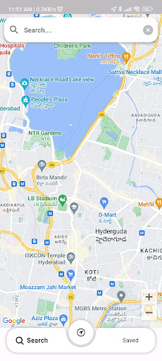 Android application Spot Finder screenshort