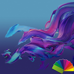 Cover Image of डाउनलोड Delight Blue XZ Theme Xperia  APK