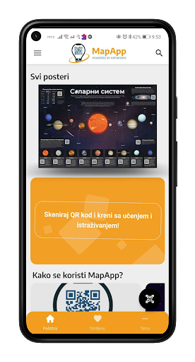 Android application MapApp screenshort