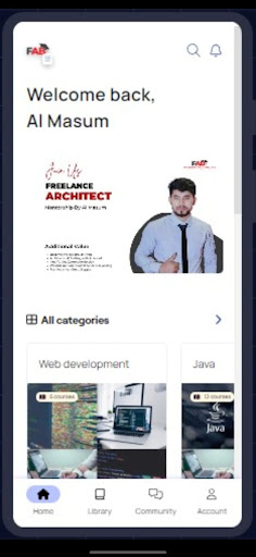 Android application FAB Freelancer Architects BD screenshort