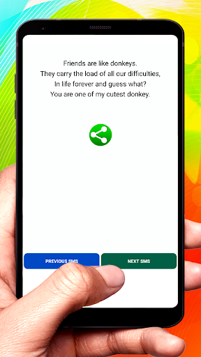Friends Teasing SMS Message Screen 3