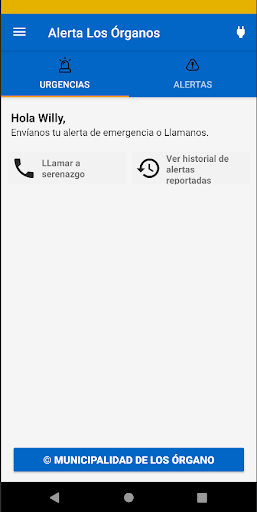 Alerta Los Organos Screen 2