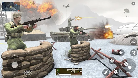 세계 대전 건슈팅 게임- 군대 게임 전쟁게임