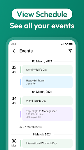 Calendar Screen 2