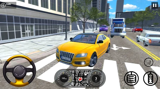 juego de coches super taxi 3d