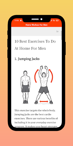 Home Workout for Men Screen 2