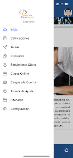 Colegio GAMA. Screen 2
