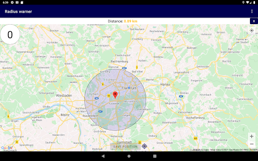 Radius warner Screen 3