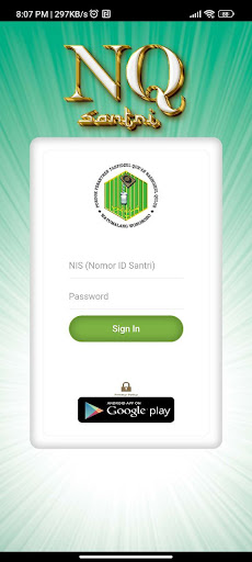 Android application NQ Santri screenshort