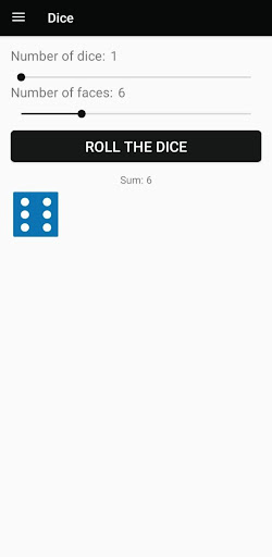 Dice Screen 3