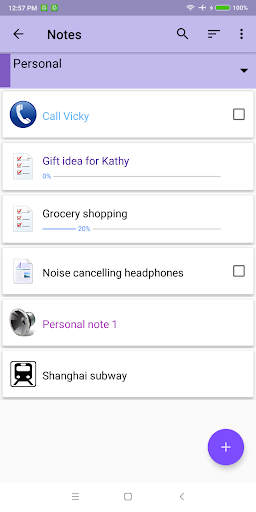SectNotes Full Key Screen 2