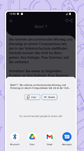 Brief Schreiben Deutsch A2 Screen 3