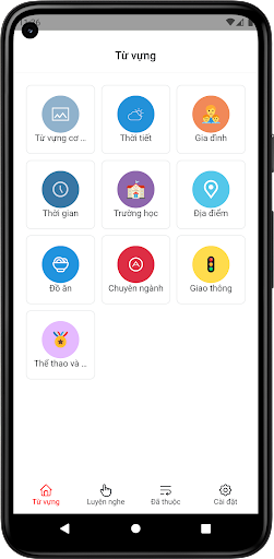 Android application Học tiếng đức:Novaki screenshort