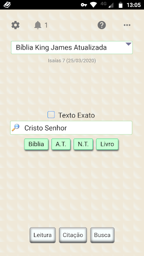 Bíblia King James de estudo Screen 2