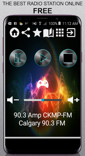 Android application 90.3 Amp CKMP-FM Calgary 90.3 screenshort