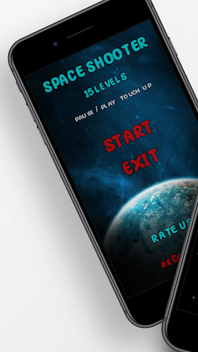 Android application Space Shooter screenshort